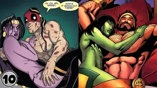 Top 10 Weirdest Marvel Hookups