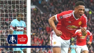 Man Utd 1-1 West Ham - Emirates FA Cup 2015/16 (R6) | Goals & Highlights