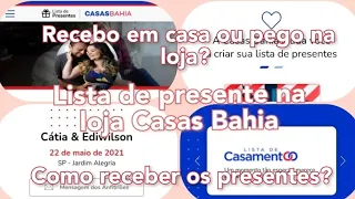 Lista de casamento! Como receber os presentes? Recebo em casa?