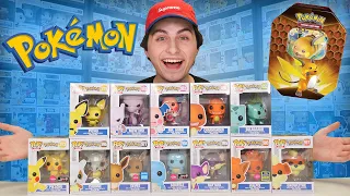 My Entire Pokemon Funko Pop Collection + Hidden Fates TCG Opening!