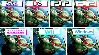 TMNT (2007) GBA vs DS vs PSP vs PS2 vs GameCube vs Wii vs PC [Graphics Comparison]