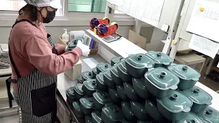 Amazing Process of Making Kitchenware with Silicone. Korea Cookware Factory