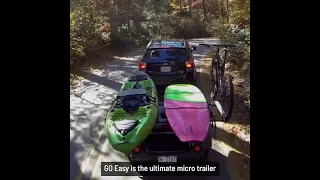 SylvanSport GO Easy Trailer - the easiest way to haul bikes, boats, paddle boards and more!