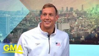 Caeleb Dressel talks about winning 5 gold medals in Tokyo | GMA