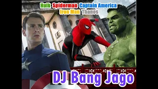 Hulk, Spiderman, Iron Man, Captain America, Thanos DJ Ampun Bang Jago