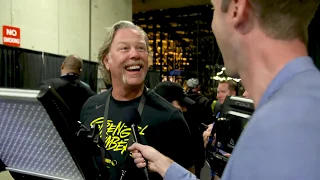 James Hetfield at the 2019 NBA Finals