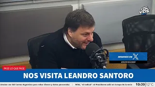 Leandro Santoro en #PaseLoQuePase: “Todo esto me pone triste porque sé que termina mal”