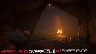 Red Dead 2 Ambience (Camping in the Heartlands Overflow) 4K Experience