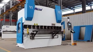 Hydraulic press bending machine with DA52S delem controller system