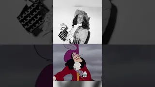 The REAL Captain Hook Live-Action References for Walt Disney’s ‘Peter Pan’(1953) COMPARISON