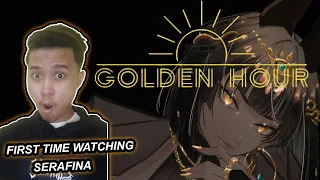 THIS GIRL MINDBLOWN ME !!! | 【COVER SONG】Golden Hour - JVKE / Covered by Serafina | REACTION