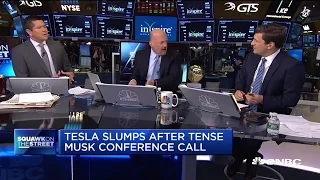 Jim Cramer Overjoyed By Elon Musk Dissing Wall Street Analysts on Tesla