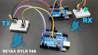How to interface LoRa module with Arduino | Reyax RYLR998
