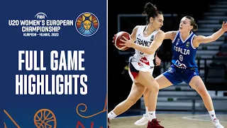 France 🇫🇷 v Italy 🇮🇹 | Quarter-Finals Highlights | FIBA U20 Women's European Championship 2023