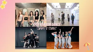 (MIRRORED) KPOP RANDOM DANCE CHALLENGE | SUMMER SONGS VERSION