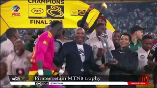 Orlando Pirates defend MTN8 title at Moses Mabhida Stadium