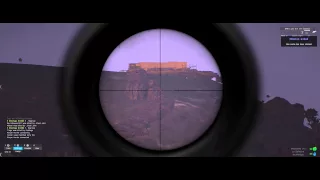 1.2 Km Sniper Shot Arma 3 WasteLand.