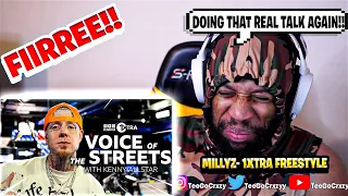 NEVER DISAPPOINT!! Millyz - Voice Of The Streets Freestyle W/ Kenny Allstar on 1Xtra (REACTION)