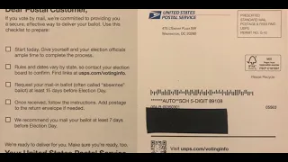 NV Election officials report 'checklist confusion' over postcards from USPS about mail-in voting