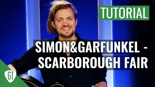 Simon&Garfunkel - Scarborough Fair | Gitarren Tutorial Deutsch