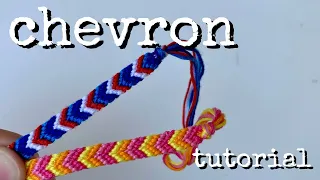 chevron bracelet tutorial (beginner) || friendship bracelets