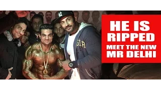 He is ripped - the new Mr Delhi