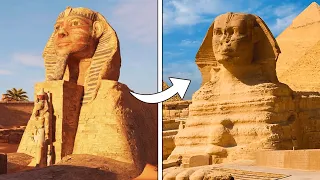 ASSASSIN'S CREED ORIGINS - Game vs Real Life Egypt