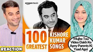 Top 100 Songs Of Kishore Kumar | 100 Hit Songs Of Kishore Kumar | Reaction! | Amber Rizwan Reaction