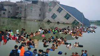 Typhoon TaLim - Terrifying Floods in Guangxi - West An Capital City Submerged in Floodwater