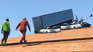 FALLING AVALANCHE DEATHRUN! (GTA 5 Funny Moments)