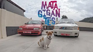 Mata gigantes el Peugeot 205 Rally y Honda CRX pero los 2 con problemas mecánicos, funcionarán bien?