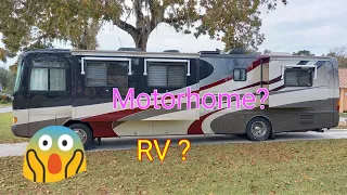 ¿Qué es un Motorhome or un RV?