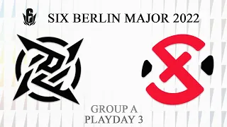 NiP vs XSET @Bank | Six Major Berlin 2022 | Playday 3