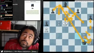 Hikaru Calculating Vs Levy Calculating  😂 #chess #chessverse