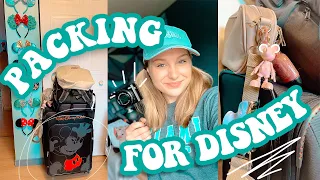 PACK WITH ME FOR DISNEY WORLD 2022 | Outfits, Park Bag, Carry On, Tips & More!