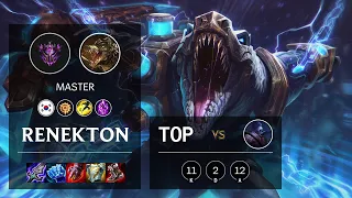 Renekton Top vs Jax - KR Master Patch 11.21