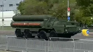 Военная техника прибыла в центр Москвы для репетиции парада Победы