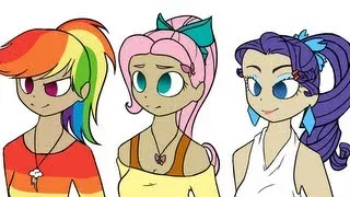 My Little Human - Ponytails - Speed Coloring