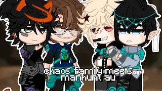 Chaos family meets Manhunt | manhunt au | gacha club |