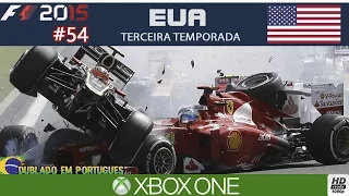 F1 2015 - #54 GP DOS ESTADOS UNIDOS - FALTAVA MUITO POUCO - TERCEIRA TEMPORADA (Português-BR)