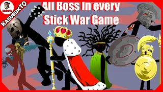 ALL BOSS IN EVERY SITCK WAR GAME HACK FULL ALL ICONS AND EVOLUTION | STICK WAR LEGACY - KASUBUKTQ