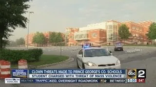 Clown threats made to Prince George's County school