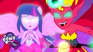 Equestria Girls | The Elements of Harmony Defeat Sunset Shimmer | MLP EG Movie