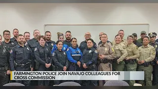 Farmington Police officers cross commissioned with Navajo Police