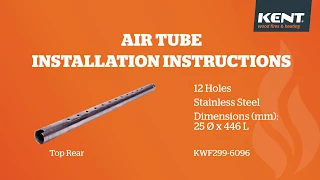 Kent Wood Fire Air Tube Installation - KWF299-6906
