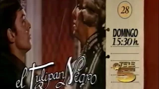 Promo El tulipán negro (28/04/1991)