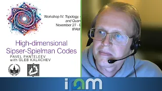 Pavel Panteleev - High-dimensional Sipser-Spielman codes - IPAM at UCLA