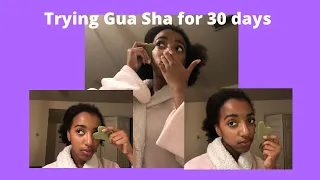 30 day Gua Sha  challenge / You won’t believe the results?!