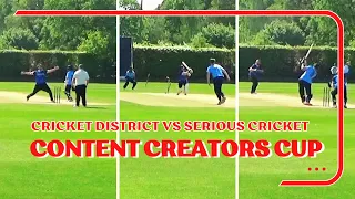 Cricket District vs. Serious Cricket: Content Creators Cup Highlights! 🏏💥