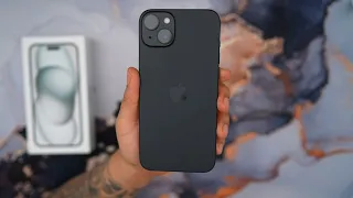 iPhone 15 Plus Black Unboxing & Setup